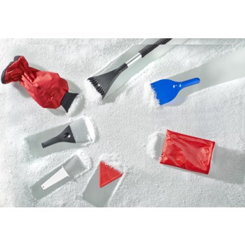 Raschietto per ghiaccio in ABS con spazzola da neve Justin - Gadget.it - 