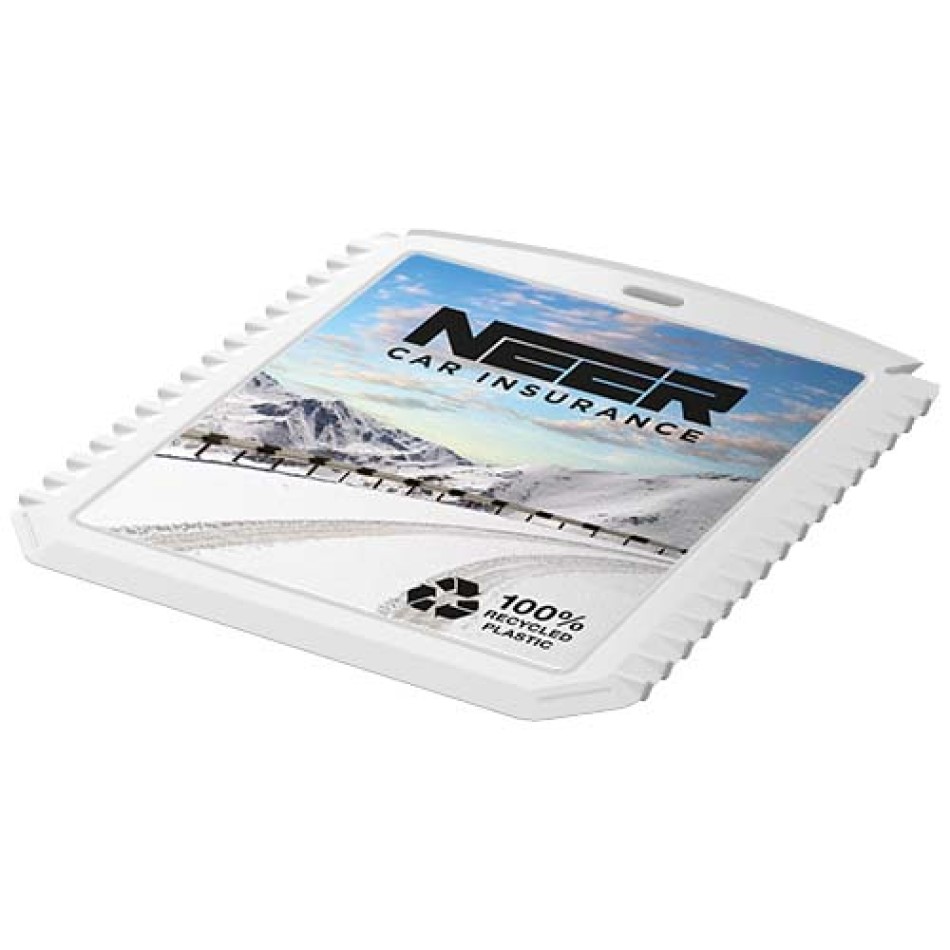 Raschietto per ghiaccio rettangolare in plastica riciclata Thrym - Gadget.it - 