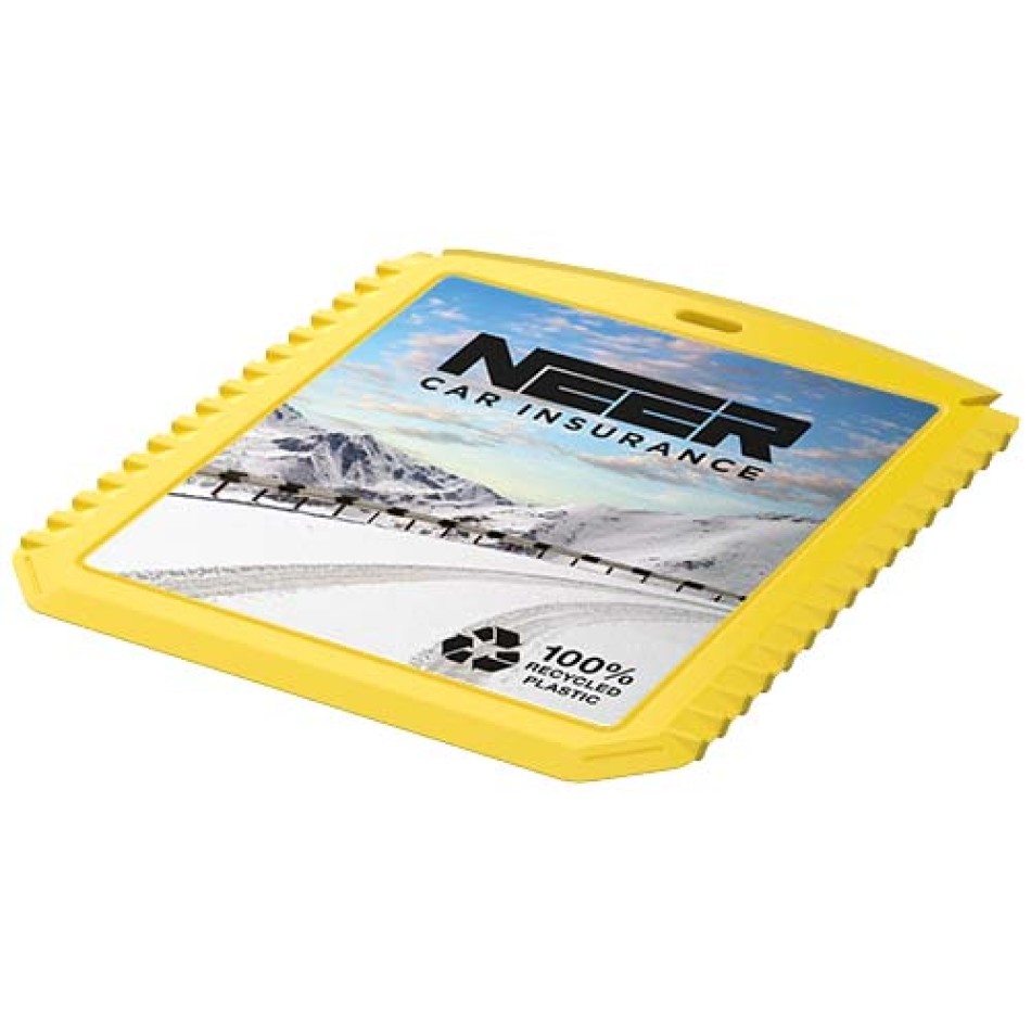 Raschietto per ghiaccio rettangolare in plastica riciclata Thrym - Gadget.it - 