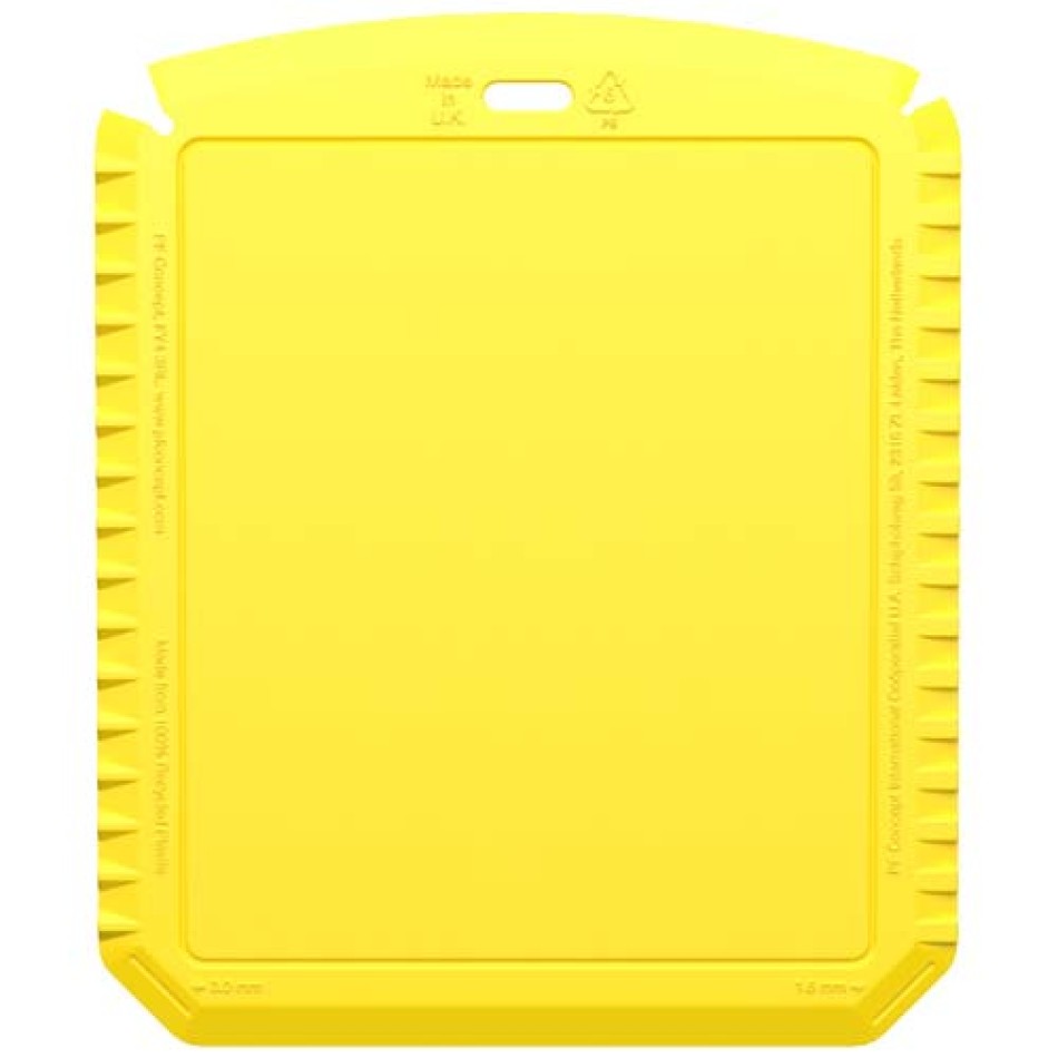 Raschietto per ghiaccio rettangolare in plastica riciclata Thrym - Gadget.it - 