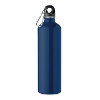 Bottiglia 750 ml in Acciaio Inox Riciclato personalizzabile con Moschettone - Gadget.it - Bottiglia 750 ml in Acciaio Inox Riciclato personalizzabile con Moschettone