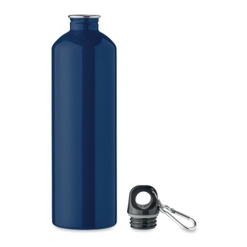 Bottiglia 750 ml in Acciaio Inox Riciclato personalizzabile con Moschettone - Gadget.it - Bottiglia 750 ml in Acciaio Inox Riciclato personalizzabile con Moschettone