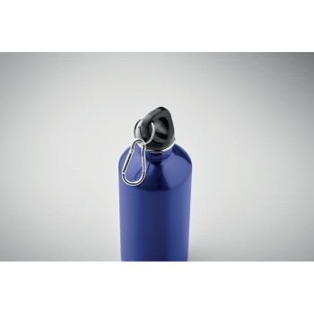 Bottiglia Personalizzata 500 ml in Acciaio Inox Riciclato con Moschettone e Sistema Antigoccia - Gadget.it - Bottiglia Personalizzata in Acciaio Inox Riciclato 500 ml con Moschettone