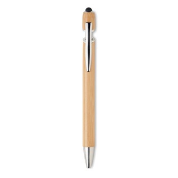 Penna in bamboo refill blu - RENN - Gadget.it - 