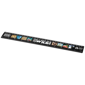 Righello da 30 cm in plastica riciclata Refari - Gadget.it - 