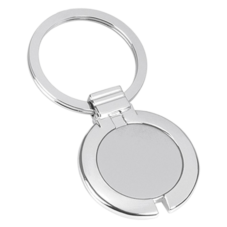 Portachiavi cerchio piatto in metallo - RIO METAL - Gadget.it - 