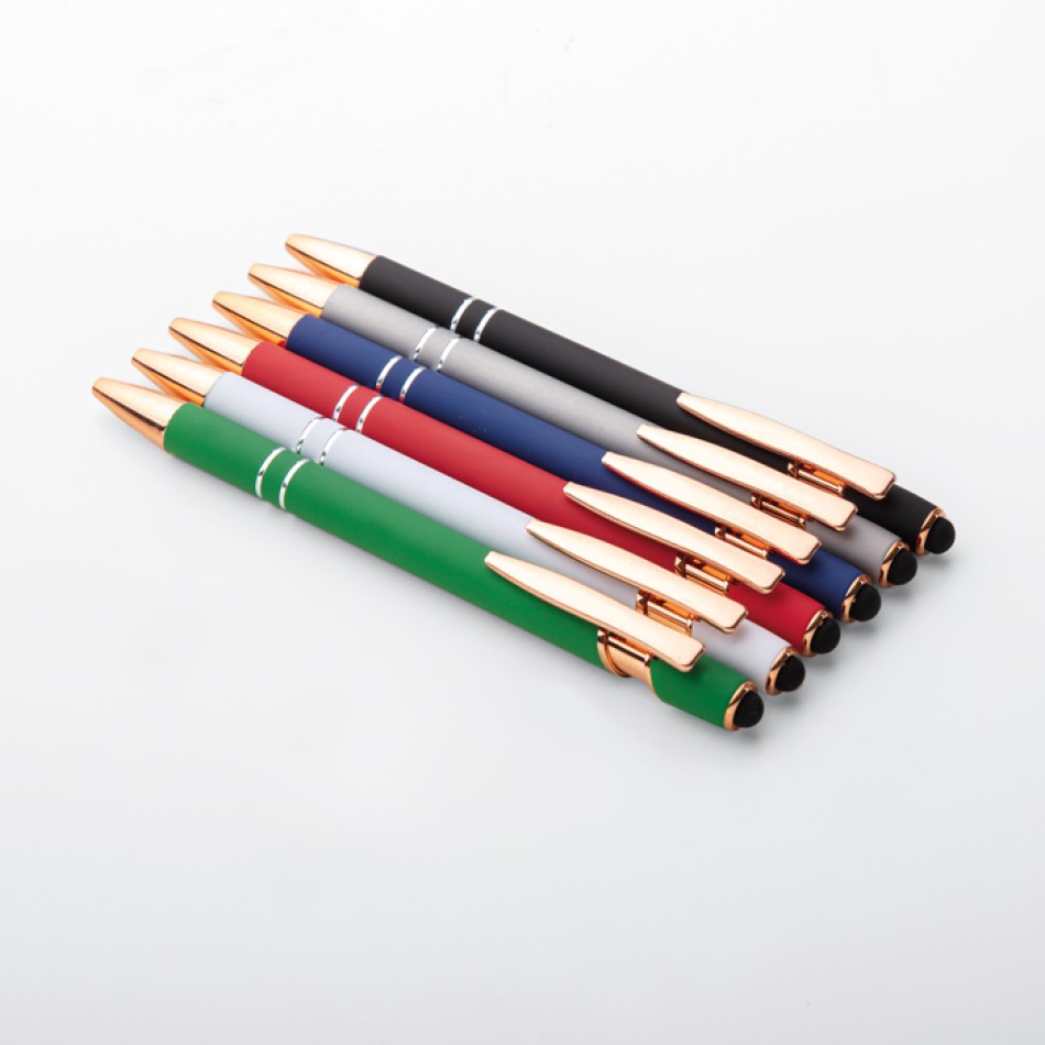 Penna in metallo refill nero - ROSE GOLD - Gadget.it - 