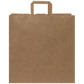Sacchetto in carta con manici piatti 34x20x35 cm - EXTRA LARGE - Gadget.it - 