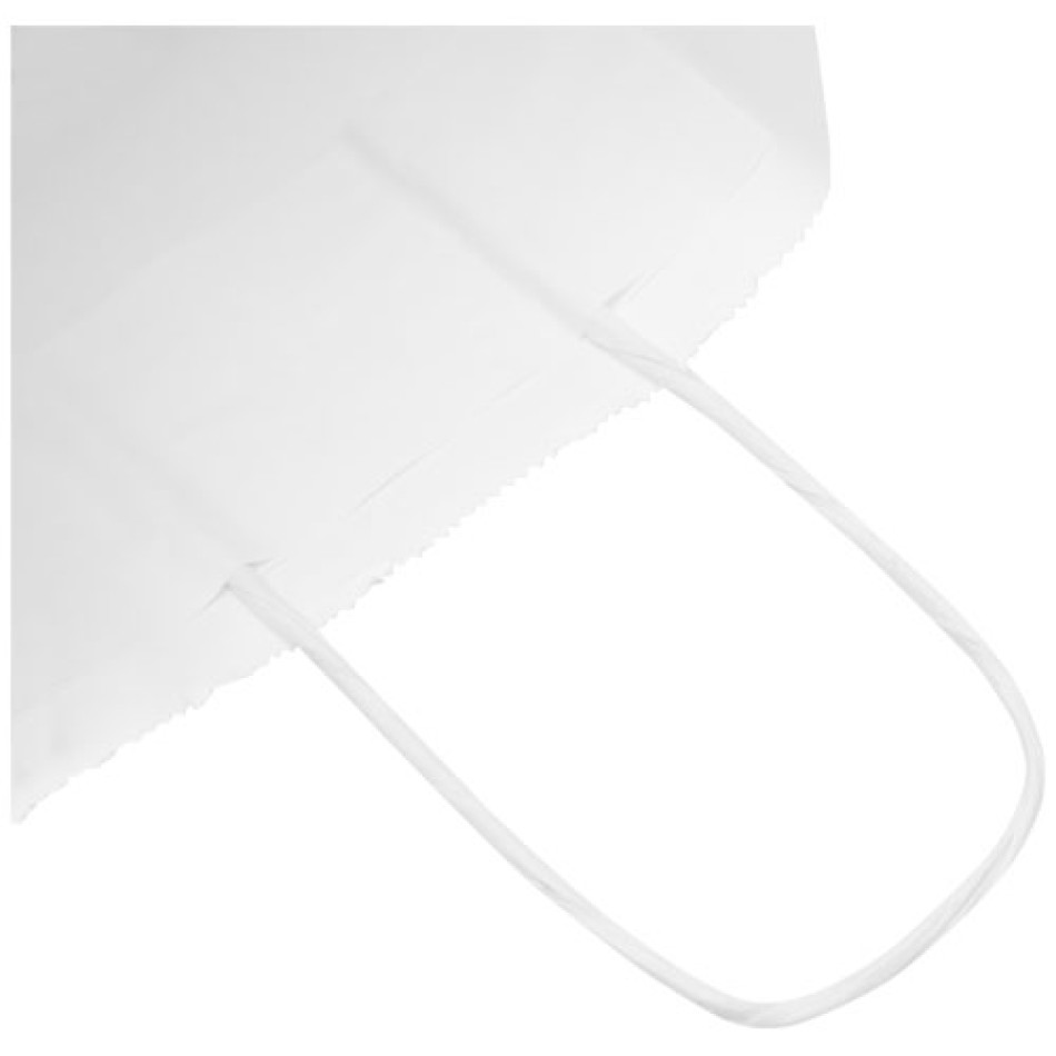 Sacchetto in carta kraft con manici intrecciati 18x8x21 cm - PICCOLO - Gadget.it - 