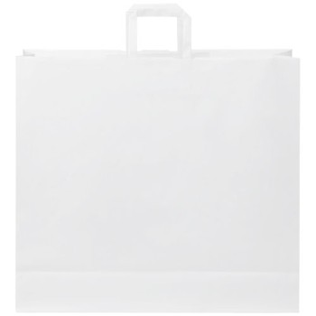 Sacchetto in carta kraft con manici piatti 49x14x44 cm - XXL - Gadget.it - 