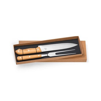 SALSA. Set per barbecue composto da 2 utensili in bambú e acciaio inossidabile - Gadget.it - 