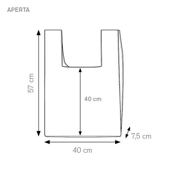 Shopper pieghevole in nylon 40x57x7,5 cm - SAMMY - Gadget.it - 