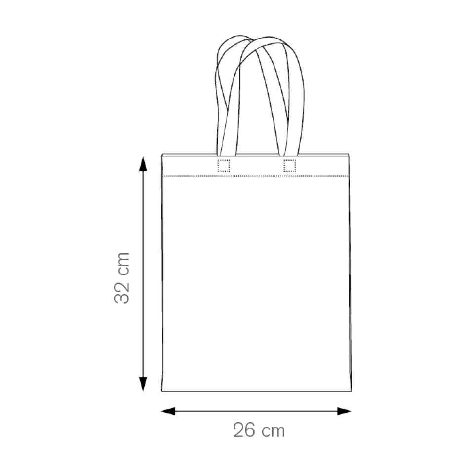 Borsa in cotone 26x32 cm - SCARLETT - Gadget.it - 