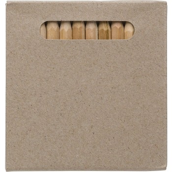 Set 12 matite colorate legno - Devin - Gadget.it - 