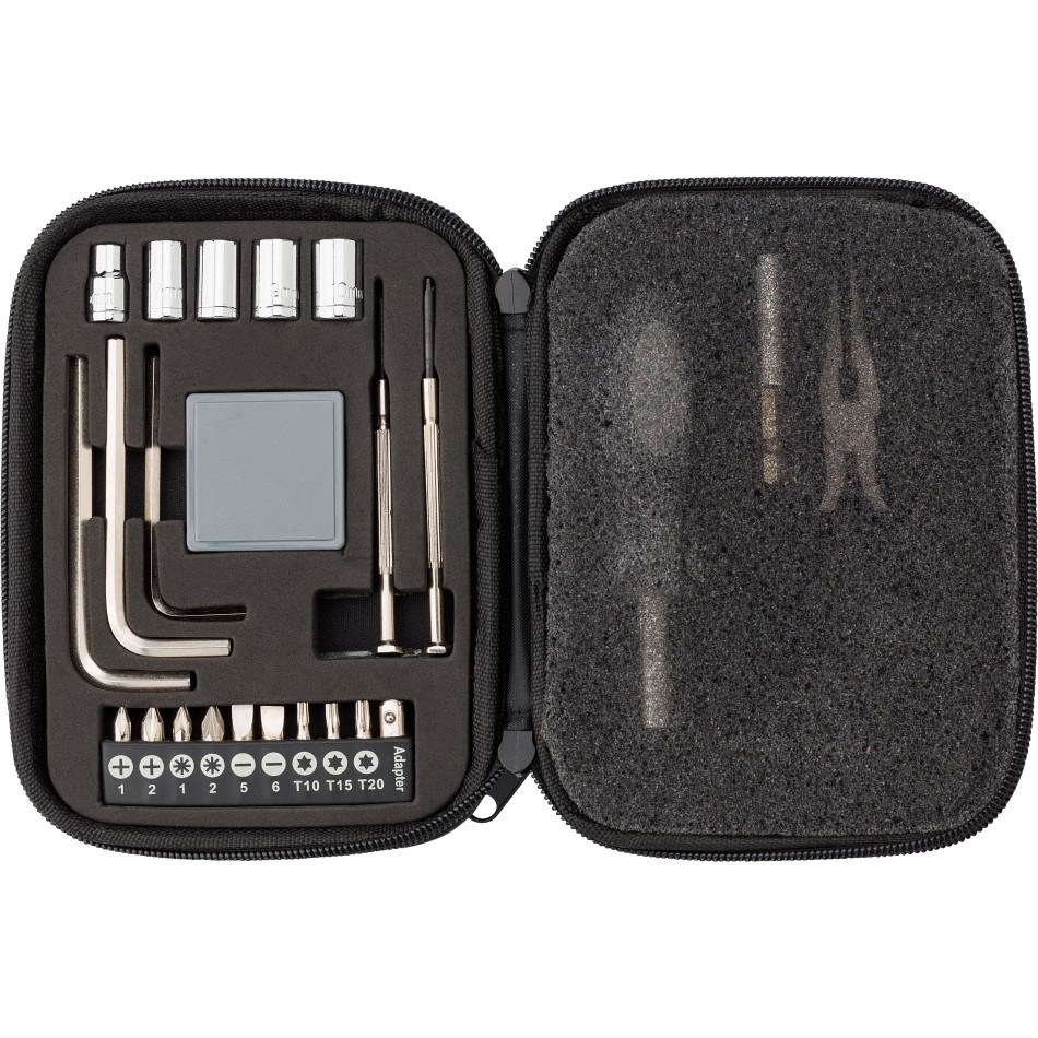 Set attrezzi 24 pezzi, custodia in PU Lani - Gadget.it - 