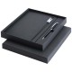 Set con blocco note formato A5 con copertina rigida e penna roller Legato Elegance - Gadget.it - 