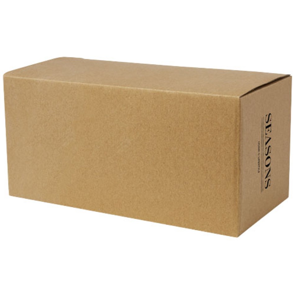 Set di 2 tazze in vetro a doppia parete da 350 ml con sottobicchiere in bambù Manti  - Gadget.it - 