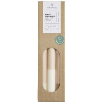 Set di 3 candele con effetto roccia calcarea stratificata Originalhome - Gadget.it - 