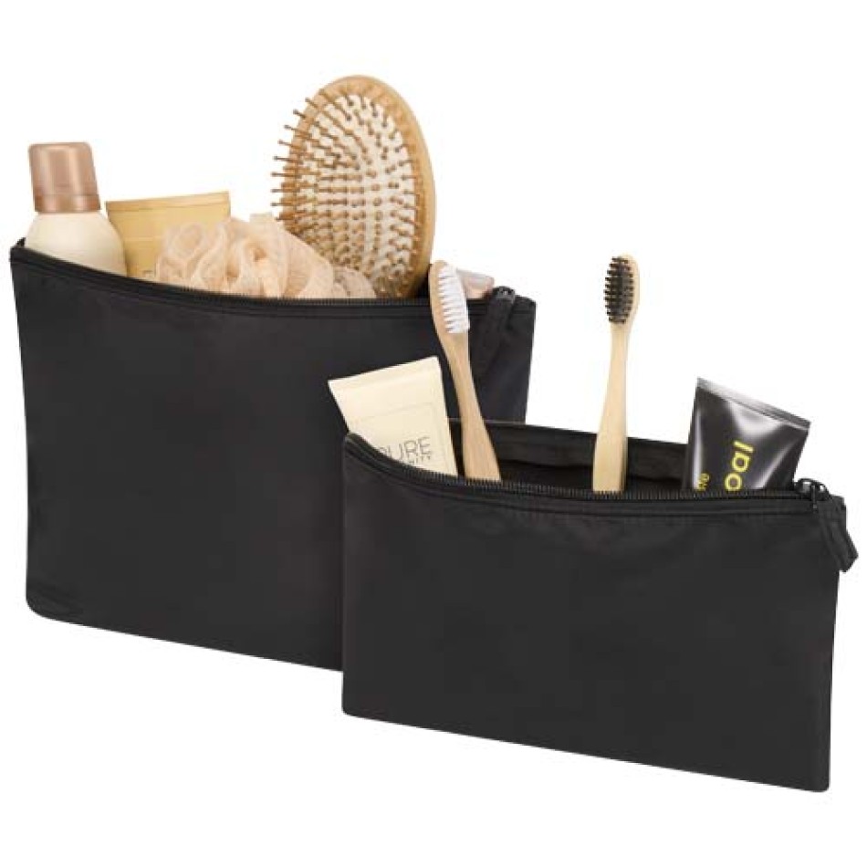 Set di beauty case in materiale riciclato certificato GRS Swift - Gadget.it - 