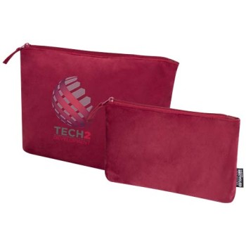 Set di beauty case in velluto riciclato certificato GRS Swift - Gadget.it - 