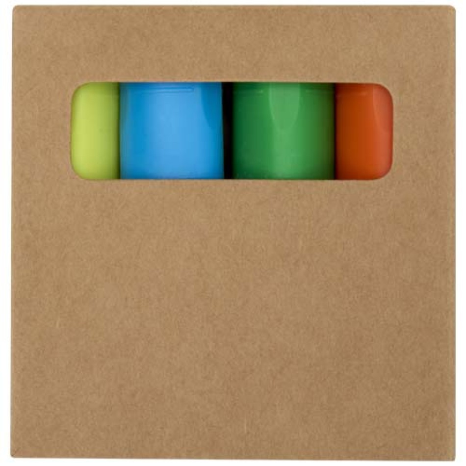 Set di evidenziatori in plastica riciclata Mini - Gadget.it - 