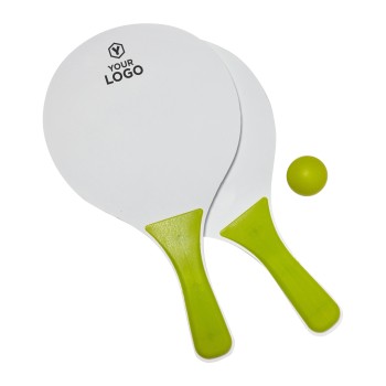 Gioco racchette da spiaggia in legno Eliza - Gadget.it - 
