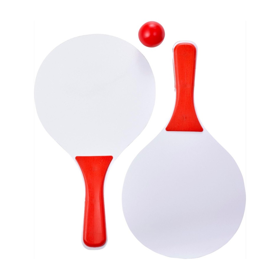 Gioco racchette da spiaggia in legno Eliza - Gadget.it - 