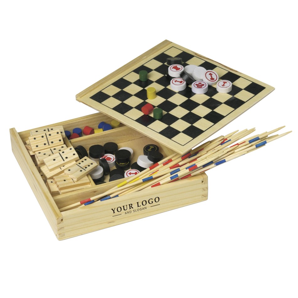 Set Gioco 5 in 1 in legno - CHERIE - Gadget.it - 