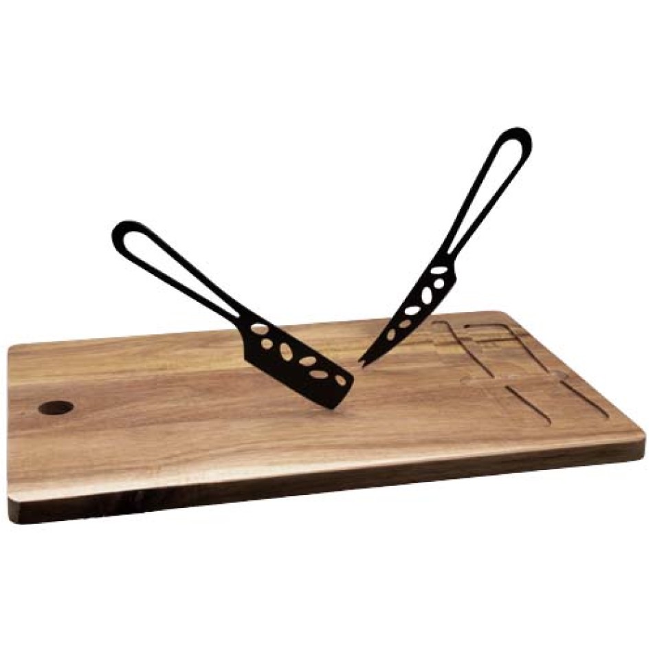 Set per formaggi con coltelli e tagliere SCX.design K06 - Gadget.it - 