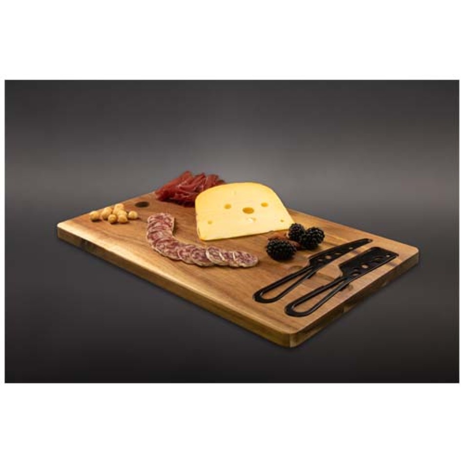 Set per formaggi con coltelli e tagliere SCX.design K06 - Gadget.it - 