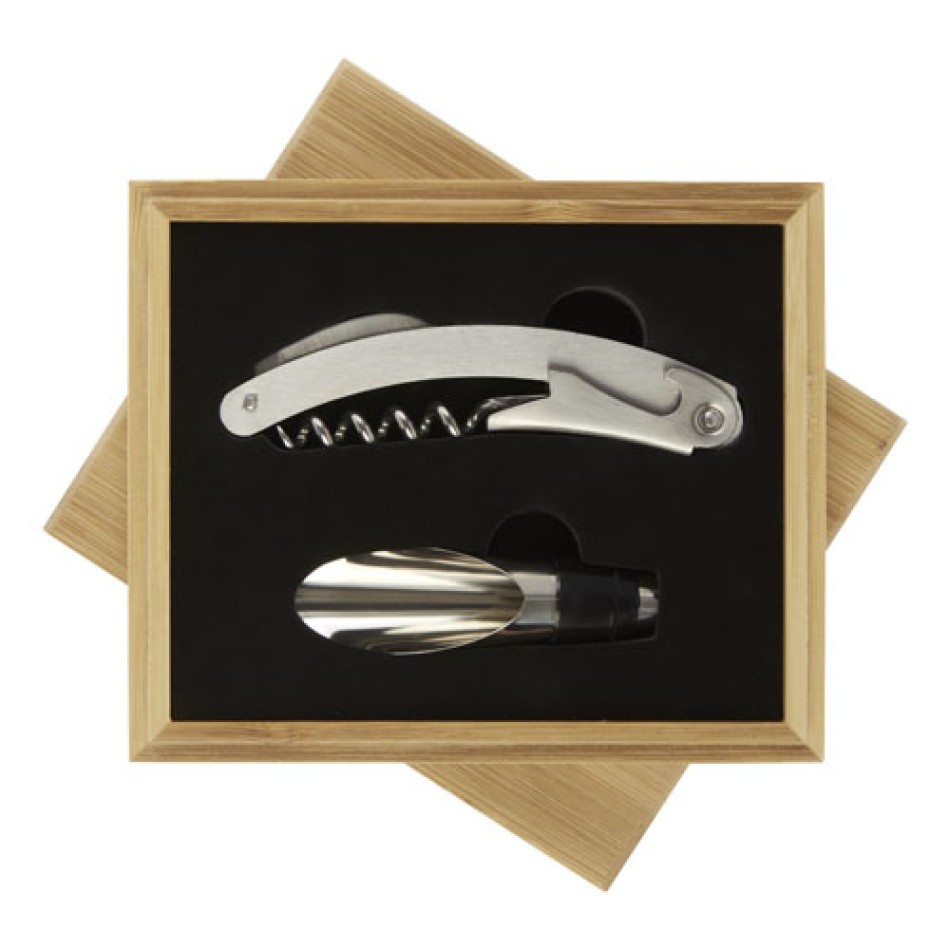 Set per vino da 2 pezzi Merlou - Gadget.it - 