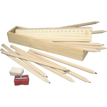 Set scuola in legno - CARMELITA - Gadget.it - 