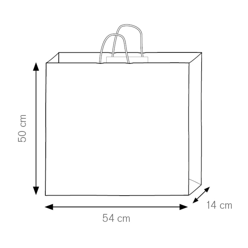Shopper in carta 54x48.5x14 cm - SHOPPER - Gadget.it - 