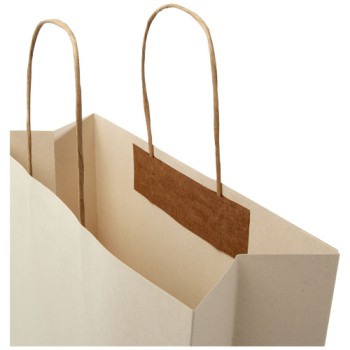 Shopper in carta con manici intrecciati 31x12x31 cm - XL - Gadget.it - 