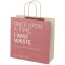Shopper in carta con manici intrecciati 31x12x31 cm - XL
