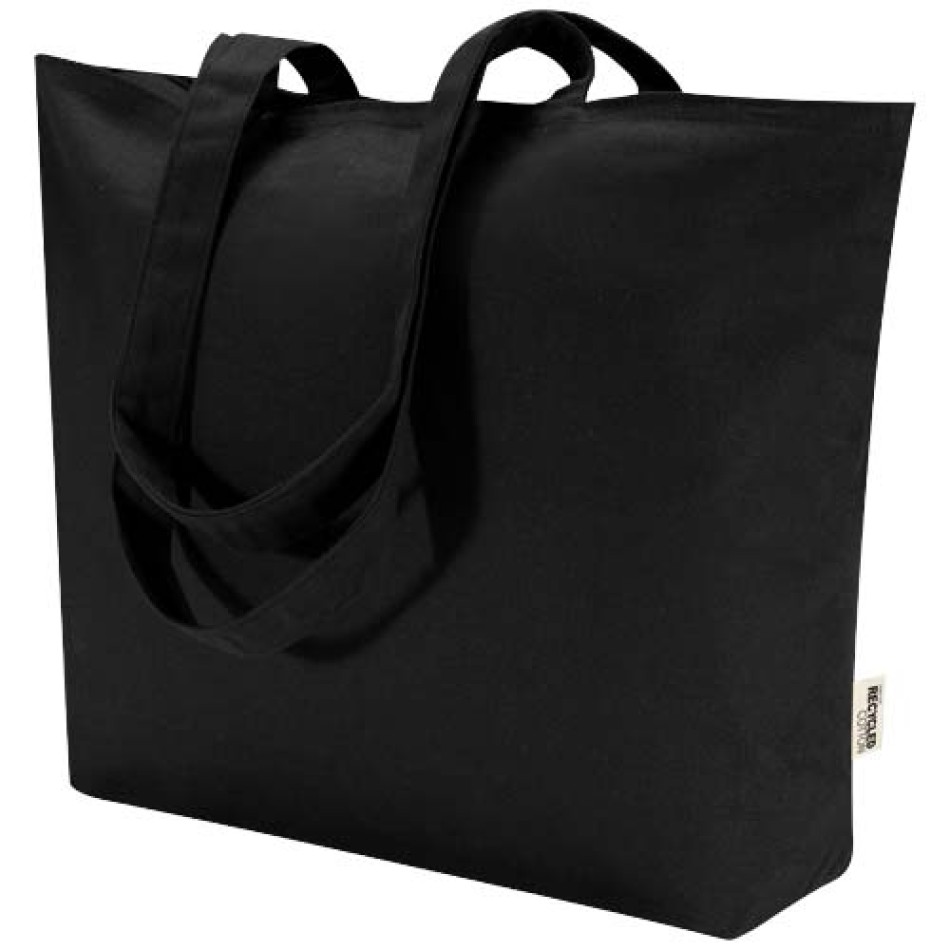 Shopper in cotone con zip 47x11x30 cm - NINGBO 15L - Gadget.it - 