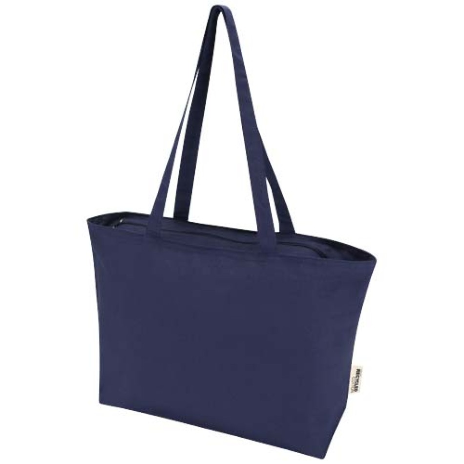 Shopper in cotone con zip 47x11x30 cm - NINGBO 15L - Gadget.it - 