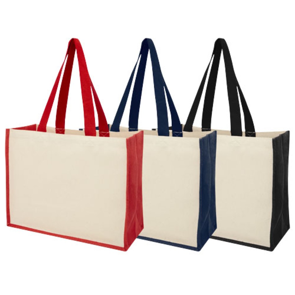 Shopper in juta e canvas 42x19x32 cm - VARAI 23L - Gadget.it - 