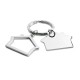 Portachiavi in metallo casa - SNIPER - Gadget.it - 