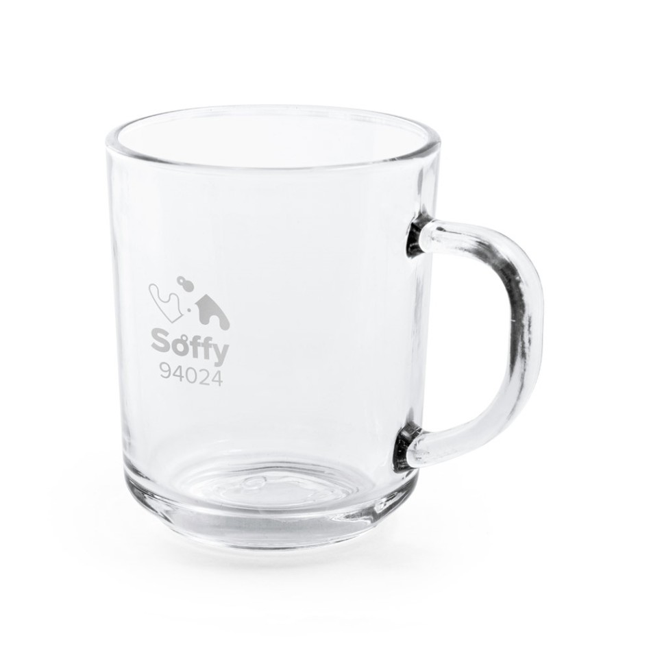 SOFFY. Tazza in vetro da 230 mL - Gadget.it - 