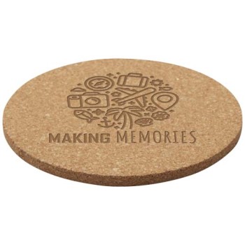 Sottobicchiere tondo in sughero - SENCHA - Gadget.it - 