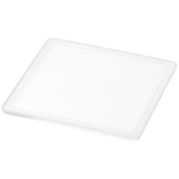 Sottobicchiere quadrato in plastica con inserto di carta Ellison - Gadget.it - 