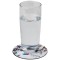 Sottobicchiere rotondo in plastica riciclata - BRITE-MAT®