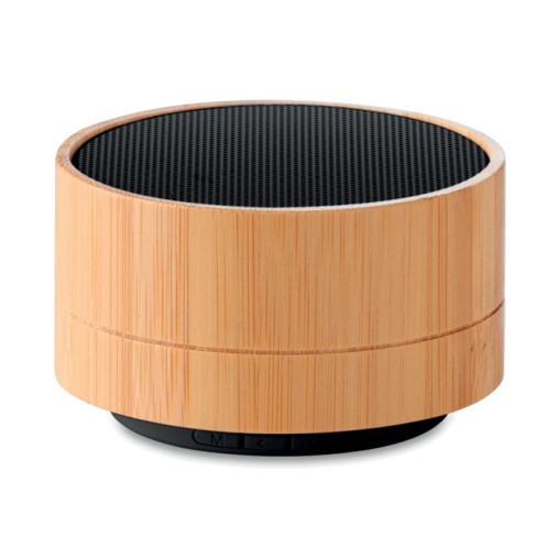 Speaker Wireless in Bamboo con Luce LED - Gadget.it - 