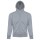 Felpa con Cappuccio e Zip Lunga 280 g/m² con Colletto Antivento