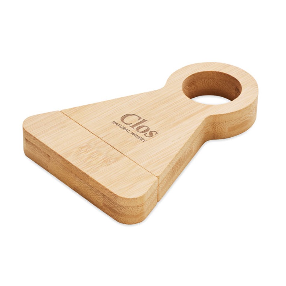 STANDTURN - Portabottiglie in bamboo - Gadget.it - 