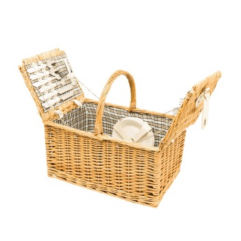 STANLEY PARK - Cestino da picnic in vimini - Gadget.it - 