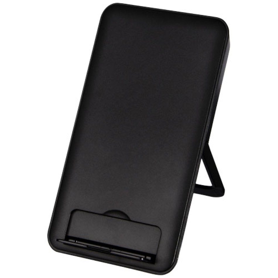 Stazione di ricarica in plastica riciclata da 10 W con supporto per telefono Loop - Gadget.it - 