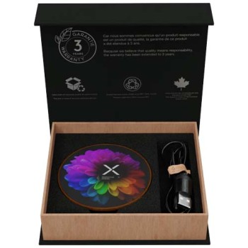 Stazione di ricarica wireless in legno SCX.design W13 da 10 W - Gadget.it - 