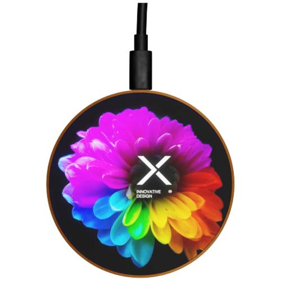 Stazione di ricarica wireless in legno SCX.design W13 da 10 W - Gadget.it - 